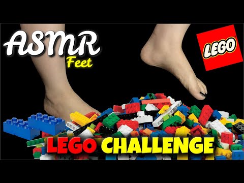 LEGO CRUSH CHALLENGE ASMR (No Talking) | ASMR FEET 🦶