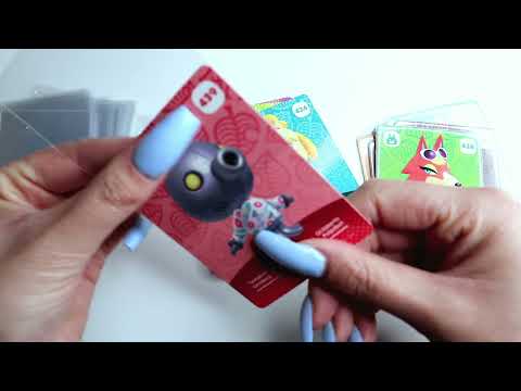 ASMR Animal Crossing Amiibo Cards Opening (No Talking)