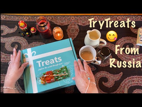 ASMR Trying Treats from Russia! (Soft Spoken) Check descriptions for information about TryTreats Co.