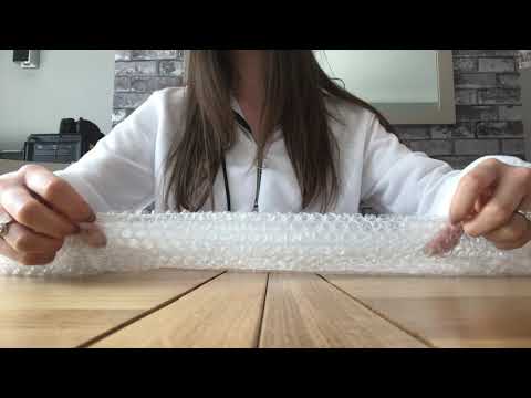 ASMR Bubble wrap! Scratching, rubbing and popping sounds