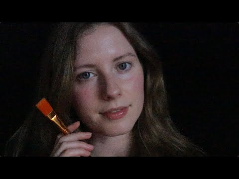 ASMR for Anxiety 🌧️ Slow & Gentle Face Brushing for DEEP Sleep