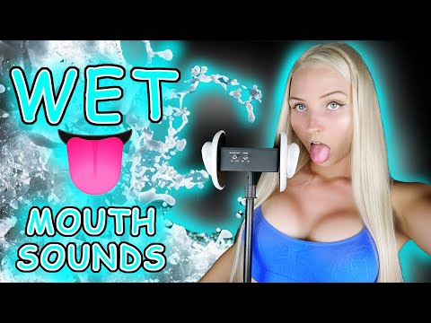 WET MOUTH SOUNDS , EAR LICKING AND KISSES ASMR