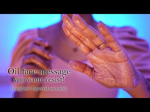 Relaxing Oil Face Massage from India...But What's That Tingly Sound? (ASMR)