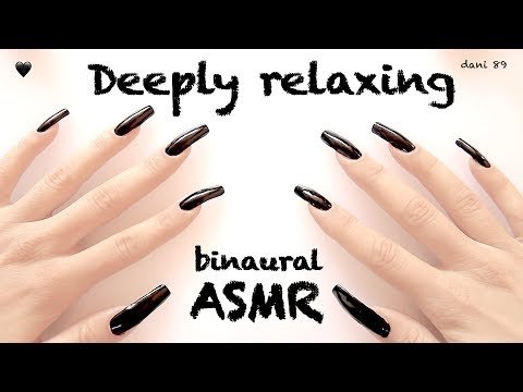 Black & White intense ASMR! 🎧 ✶ Nail-SCRATCHING new surface ✣ ↬ deeply relaxing GUMMY SOUND too! ↫ ✦