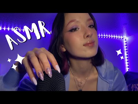 CHAOTIC ASMR - random triggers, mic scratching, mic tapping + crystal tour