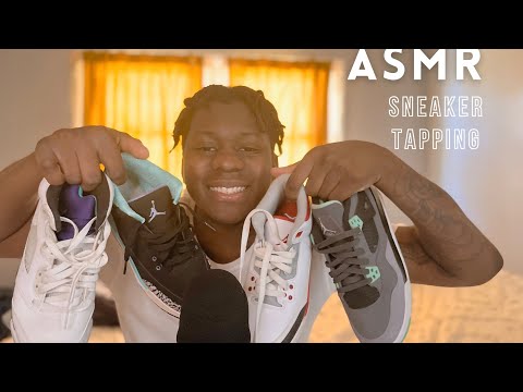 ASMR | Sneaker Collection Tapping | Whispering Ramble