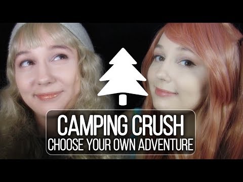 ASMR Camping Crush Roleplay: Choose Your Own Adventure (Binaural)