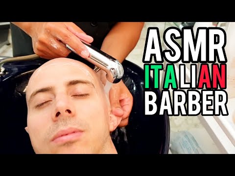 ASMR ITALIAN HEAD SHAVE AND MASSAGE | FULL VIDEO | ASMR BARBER