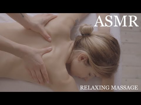 ASMR - Relaxing Back Massage 💆🏼‍♀️- Layered Sounds- Soft Inaudible Whisper