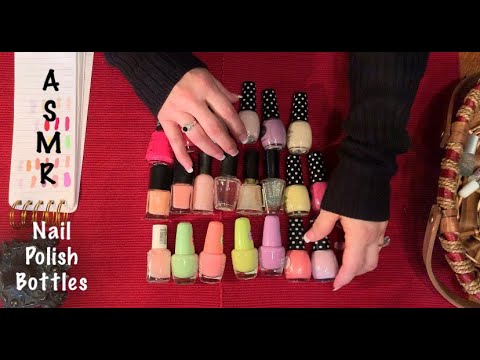 ASMR Request/nail polish bottles only (no talking) Happy 4th of July!