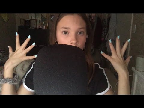 Mic scratching (with the cover)~ASMR