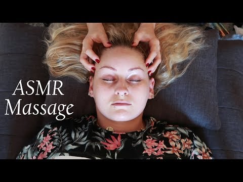 ASMR Massage zum Mitmachen & Ausprobieren (geflüsterte Gesichtsmassage)