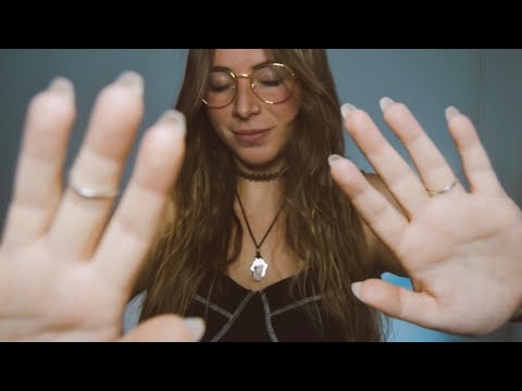 ASMR camera lens tapping & hands movement (no talking)