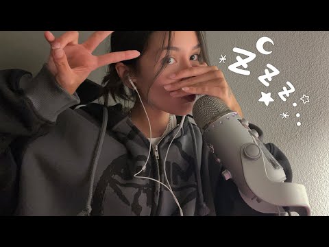 ASMR ☆ SLEEPY & COZY TRIGGERS (hand movements, mouth sounds, mic triggers,..)