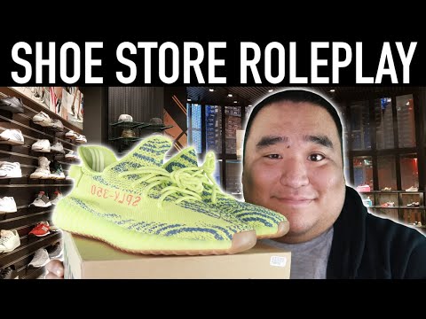 [ASMR] Shoe Store RP 👟 - Tapping, Scratching, Soft Spoken, Yeezy  | MattyTingles