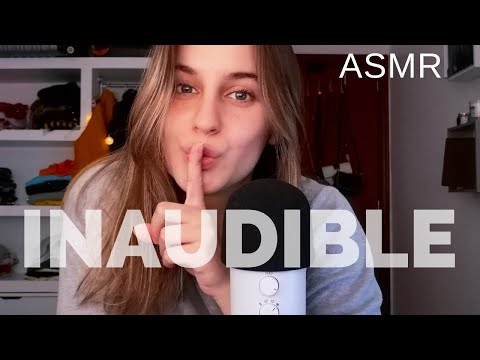 👂🏼 (ASMR) INAUDIBLE con TRIGGER WORDS (Palabras Detonantes) | Montaña ASMR Español