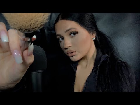 ASMR| 40 MINS OF THE MOST RELAXING TRIGGER WORDS (WITH FACE BRUSHING)