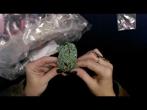 ASMR | Goodwill Jewelry Bag Show & Tell 1-5-2021 (Soft Spoken)