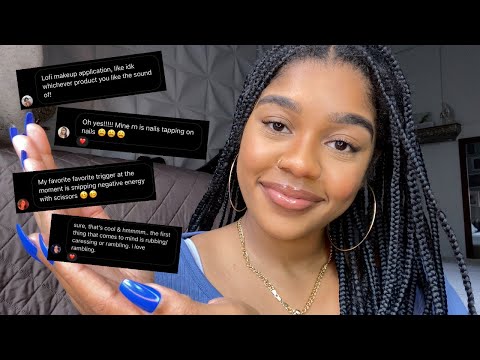 ASMR- Doing Your Favorite ASMRtists Favorite Triggers 🥰✨ (FAST & AGGRESSIVE + MOUTH SOUNDS 🤬)