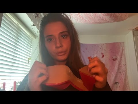 Lofi asmr tapping and scratching on shoes