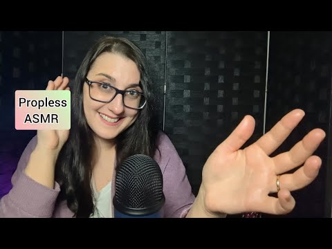 Propless ASMR (Nostalgic style asmr with mouth sounds and hand movements) ASMR Alysaa