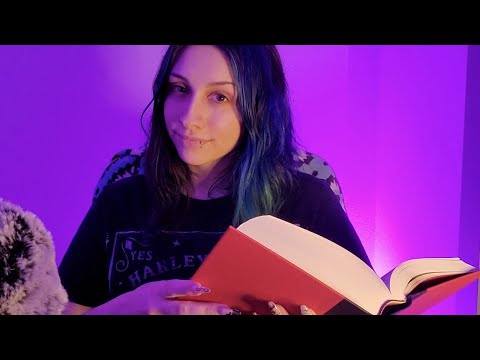 ASMR Reading You a Scary Story | Close-Up Whispers, Book Tapping, Page Turning