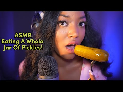 ASMR Eating A Jar Of Pickles! This Will Break Your Tingle IMMUNITY 🤯