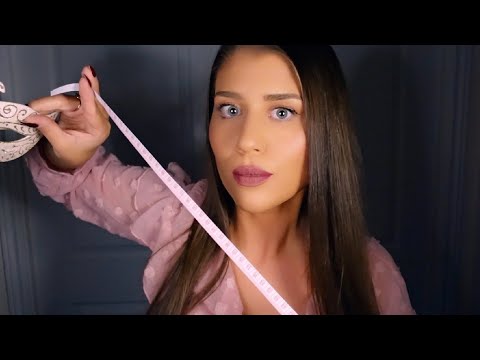 ASMR | Measuring You For Your Venetian Mask (Italian Accent) 🇮🇹