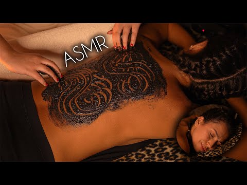 💤 Soothing ASMR Back Scratch and Peeling Massage