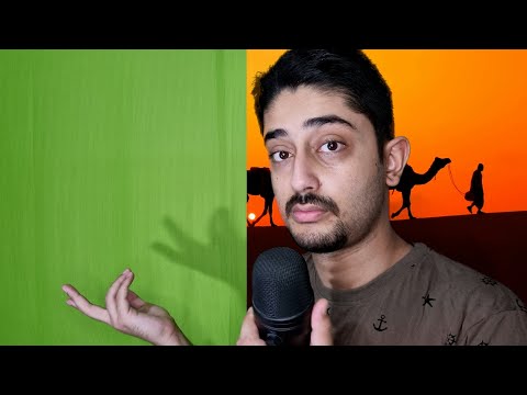 ASMR GREEN SCREEN for FIRST TIME \ Chaotic Soft Voice