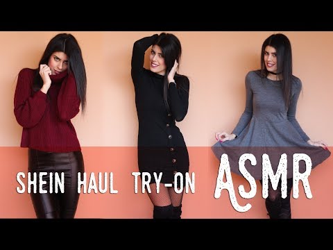 ASMR ita - 👗 SHEIN Try-On Haul · Winter 2019 (Whispering)