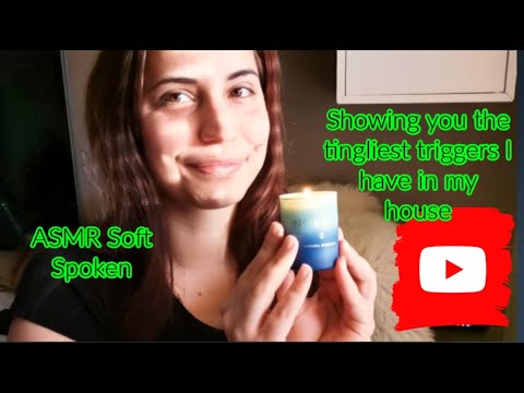 💚 ASMR: Showing You The Tingliest Items Of My House - Different Triggers & Soft Spoken💚