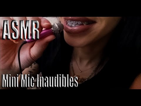 {ASMR} inaudible sounds with mini mic