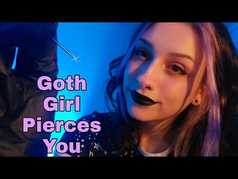 Goth Girl Gives You a Piercing ASMR | Personal Attention Roleplay POV