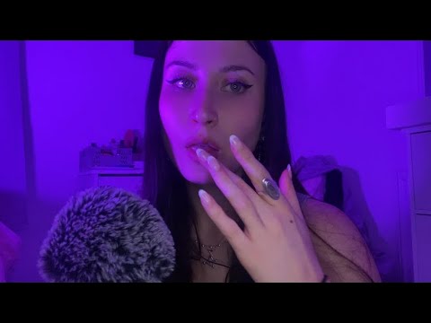 asmr | spit painting on your face | wet mouth sounds 🎨