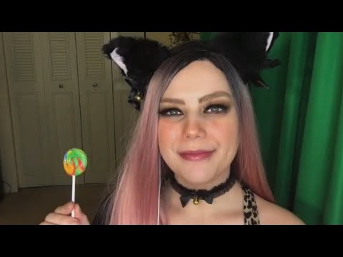 ASMR | Spit Painting You With A Colorful Lollipop 🍭
