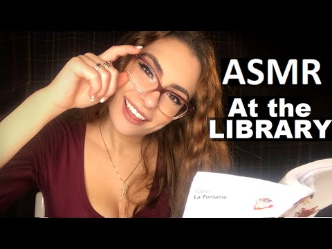 Soothing ~LIBRARIAN~ Selects Sleepy Novels ASMR 📖 ~French & English~ RP