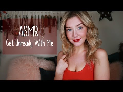 ASMR Get UNREADY With Me | Relaxing Rambles, Hair Brushing, No Makeup