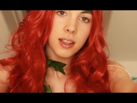 Personal Attention From Poison Ivy - ASMR - Ear Tapping, Rubbing & Lotion