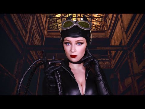 #ASMR | Catwoman Captures You | ROLEPLAY | Leather Sounds, Tape, Soft-Spoken