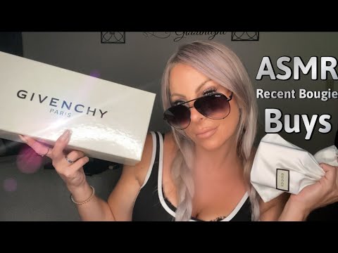 ASMR My Recent Bougie/Luxury Buys | Gucci | Givenchy & More | Natural Mouth Sounds And Whispers