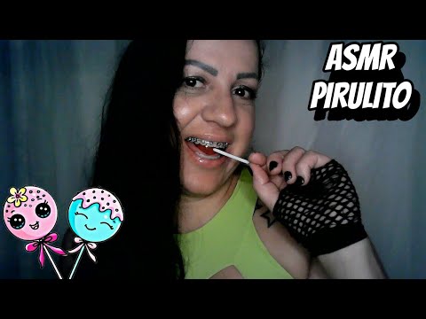 ASMR-PIRULITO (LOLLIPOP)🍭 #rumo2k #asmr #asmrportuguês #lollipop
