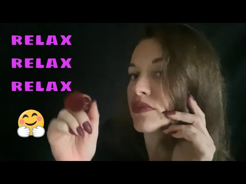 ASMR tracing u with brush | relax and fall a sleep | chewing gum