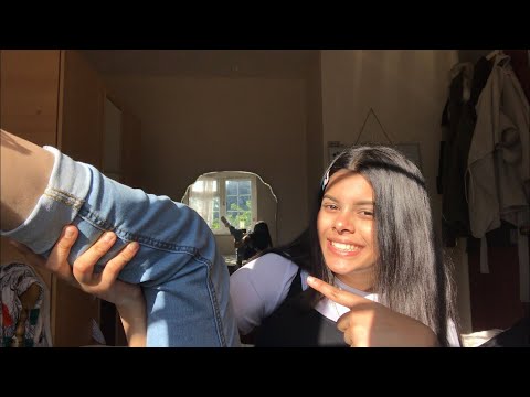 ASMR - jeans fast/ aggressive scratching