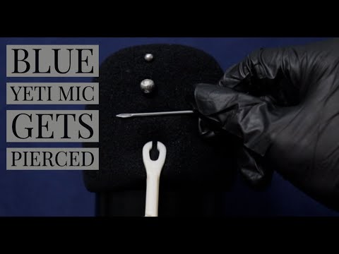 [ASMR] Blue Yeti Gets Pierced! *BRAIN TINGLES*