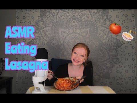 ASMR~ Eating Lasagna 🤤