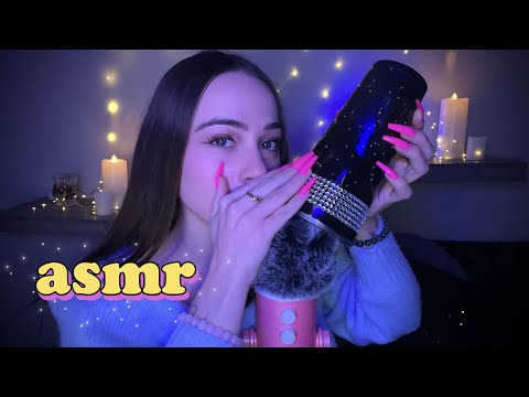 ASMR Cups on Mic 💖☆ whispered hangout & relax w me ☆💖