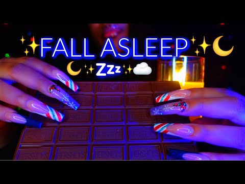 ASMR ✨FALL ASLEEP IN 20 MINUTES 😴🍫✨ (Chocolate Tapping/Scratching for A Deep SLEEP ♡)