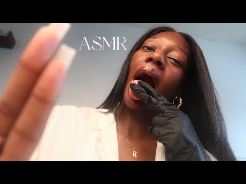 ASMR SPIT PAINTING YOU💦 & ADJUSTING YOUR FACE FOR STRESS RELIEF AND SLEEP 💤