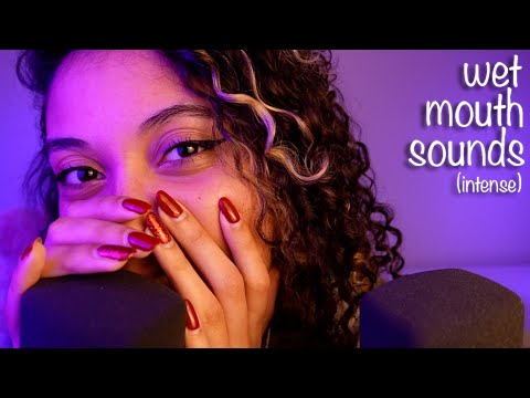 *INTENSE MOUTH SOUNDS* Different Types of Wet Mouth Sounds (beginner v. pro) ~ ASMR
